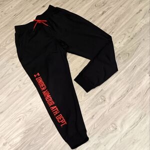 Under Armour Men's Black Zipper Pocket Joggers Size Large